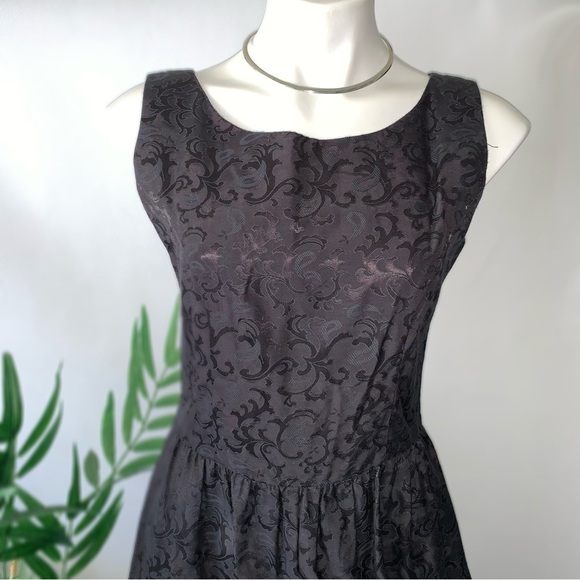 v i n t a g e :: Floral Damask Edwardian Dress Bolero Peplum Jacket Set - Picture 7 of 16